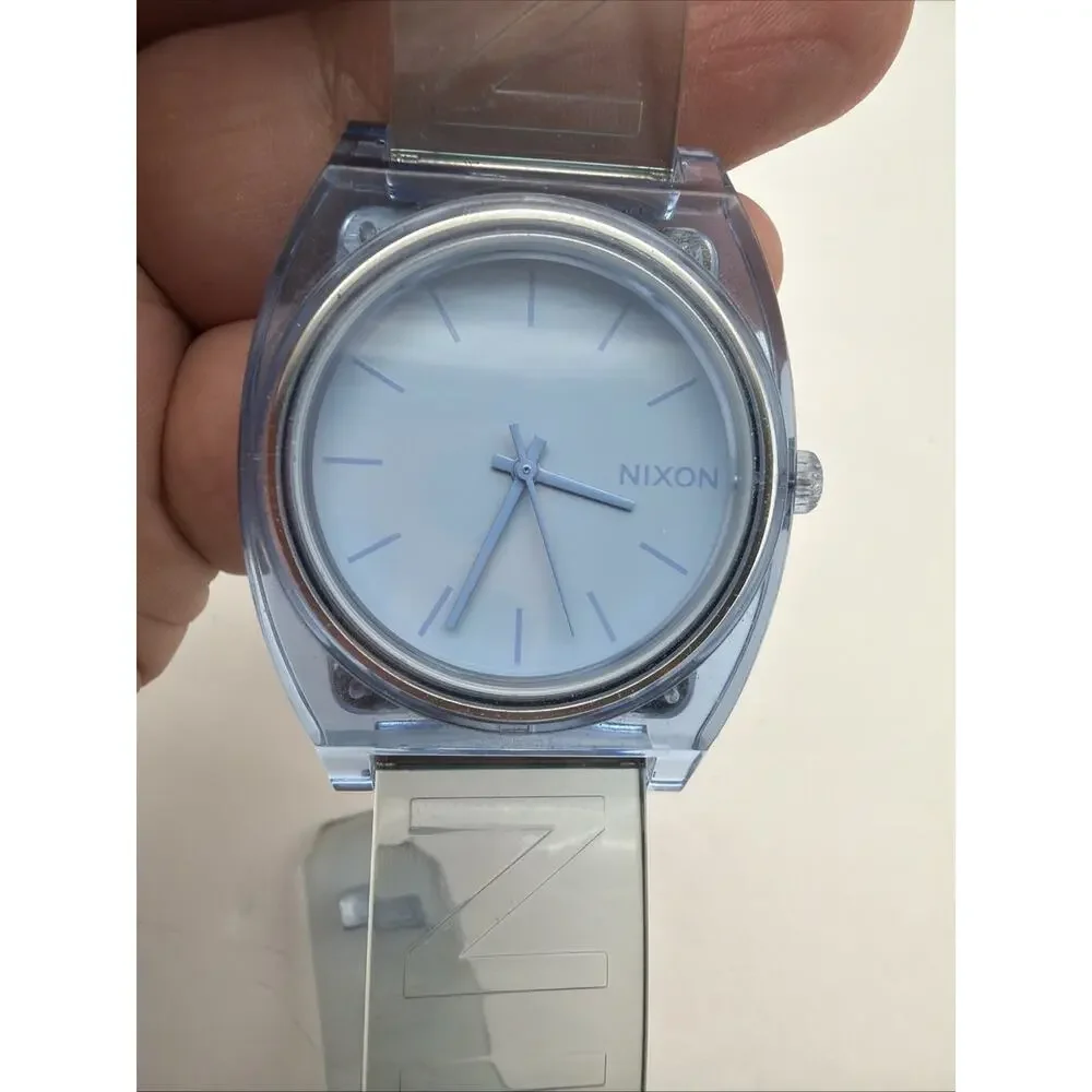 Nixon Time Teller Blue Watch, Silicone Strap, 40mm, A119 3143, Used